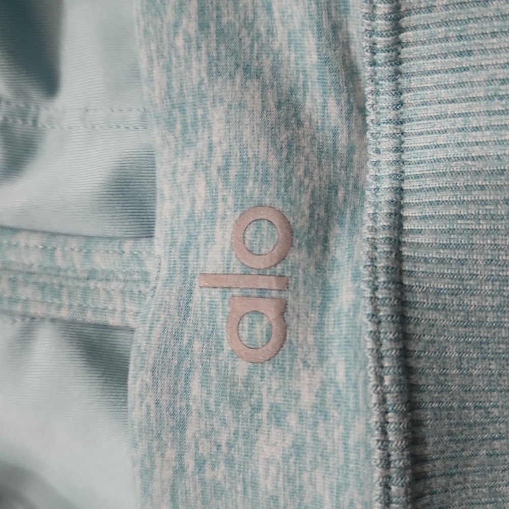 ALO Yoga Light Blue Sports Bra - Picture 6 of 7